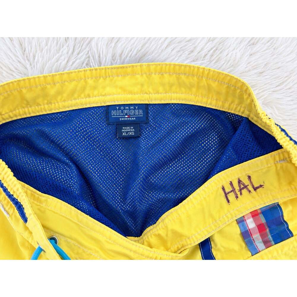 Tommy Hilfiger Premium Swim Trunks Board Shorts Tan Men's Size XL - Picture 2 of 3